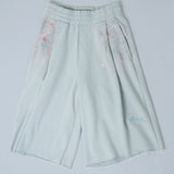 WIDE-LEG CAPRI TROUSERS IN DREAM BLUE