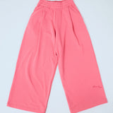 WIDE-LEG PINK TROUSERS