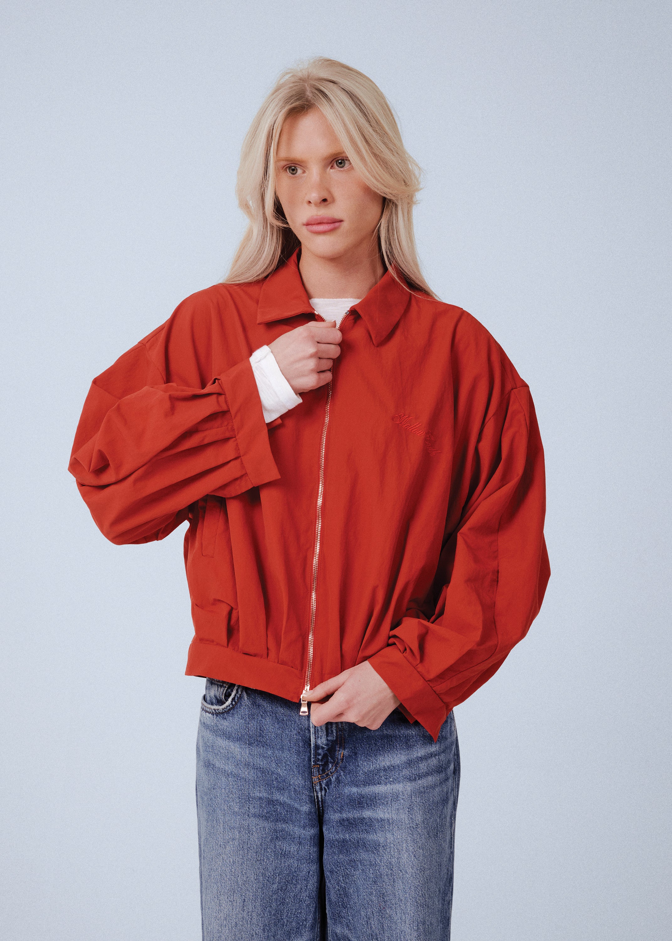THE NIGHT I LEFT YOU IN JAPAN BOMBER IN RED
