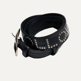 HOLLOW LEATHER BELT