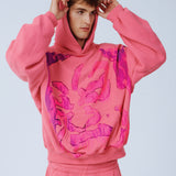 SELF PORTRAIT OF A THUNDER GOD HOODED SWEATSHIRT