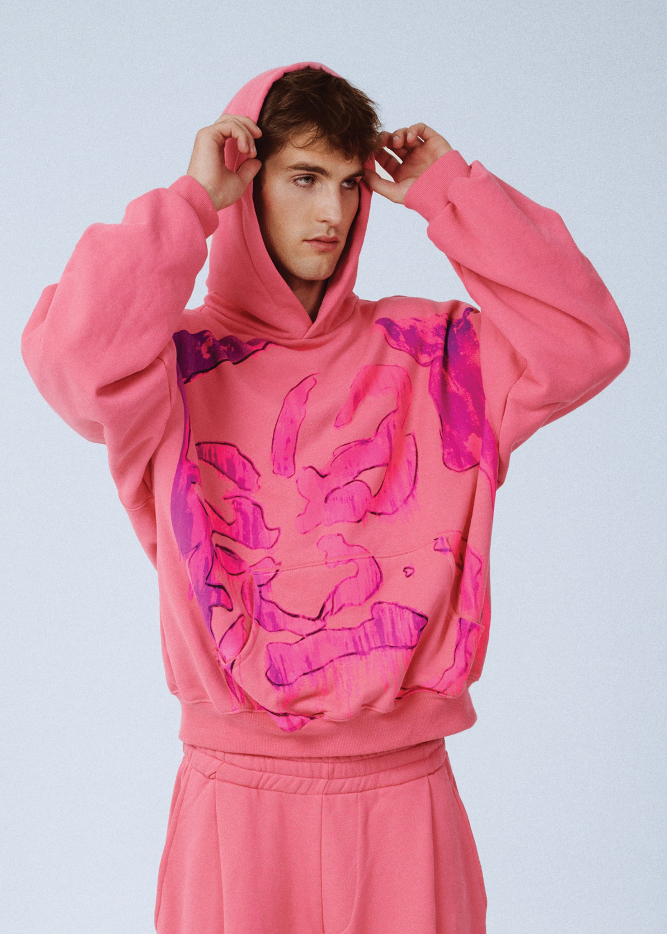 SELF PORTRAIT OF A THUNDER GOD HOODED SWEATSHIRT