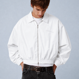 THE NIGHT I LEFT YOU IN JAPAN BOMBER IN CLOUD WHITE