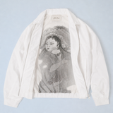THE NIGHT I LEFT YOU IN JAPAN BOMBER IN CLOUD WHITE