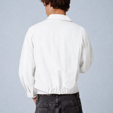 THE NIGHT I LEFT YOU IN JAPAN BOMBER IN CLOUD WHITE