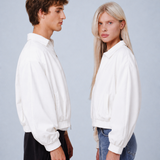 THE NIGHT I LEFT YOU IN JAPAN BOMBER IN CLOUD WHITE